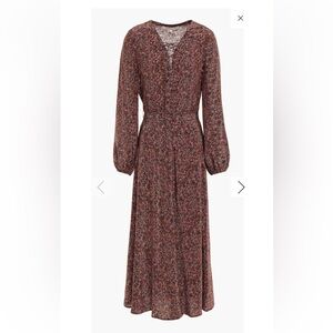 VANESSA BRUNO
Gathered printed silk crepe de chine midi dress